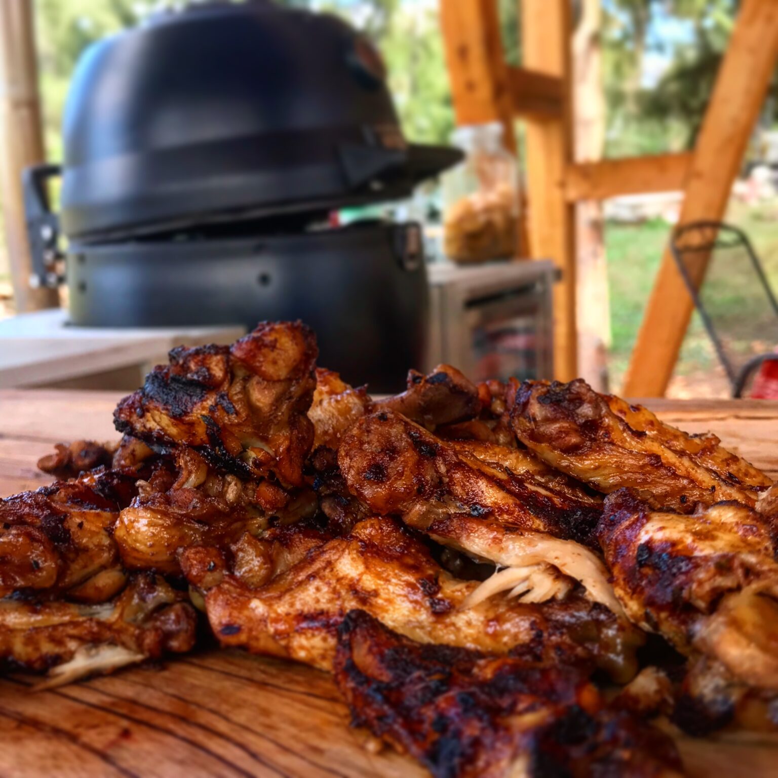 Klaus grillt » RootBeer Chicken Wings